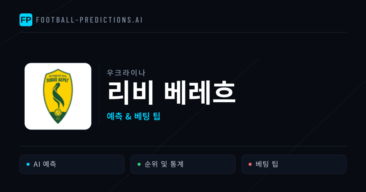 리비 베레흐 축구 예측 & 통계