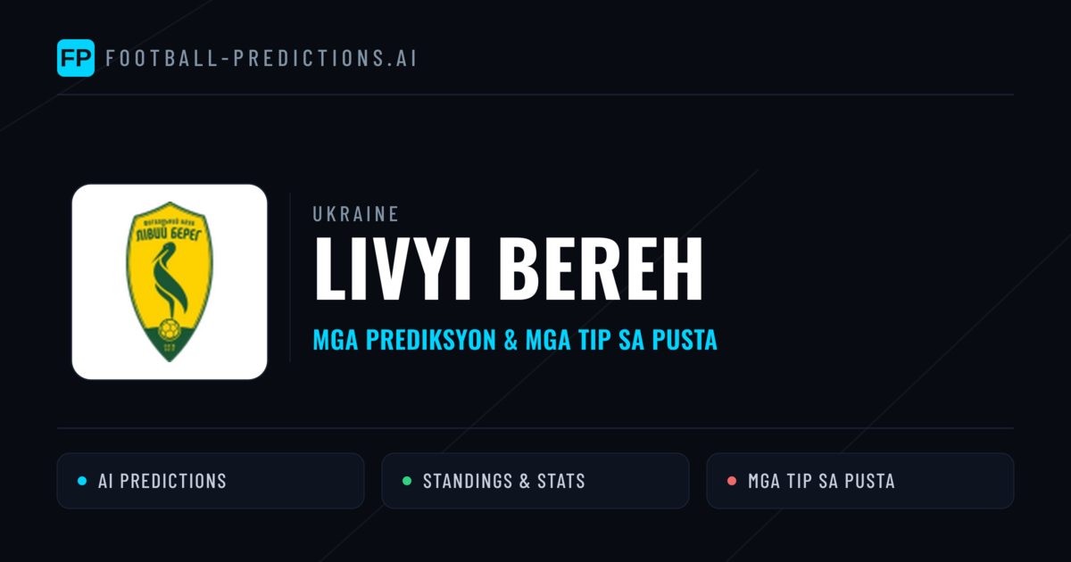 Livyi Bereh Predictions & Stats