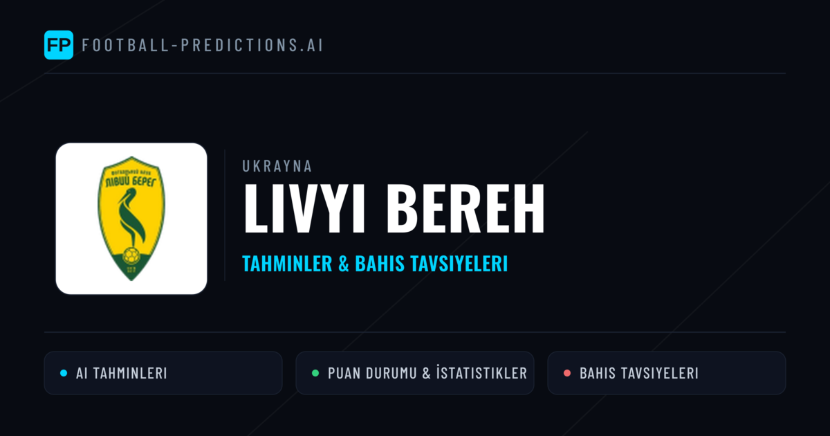 Livyi Bereh Tahminleri & İstatistikler
