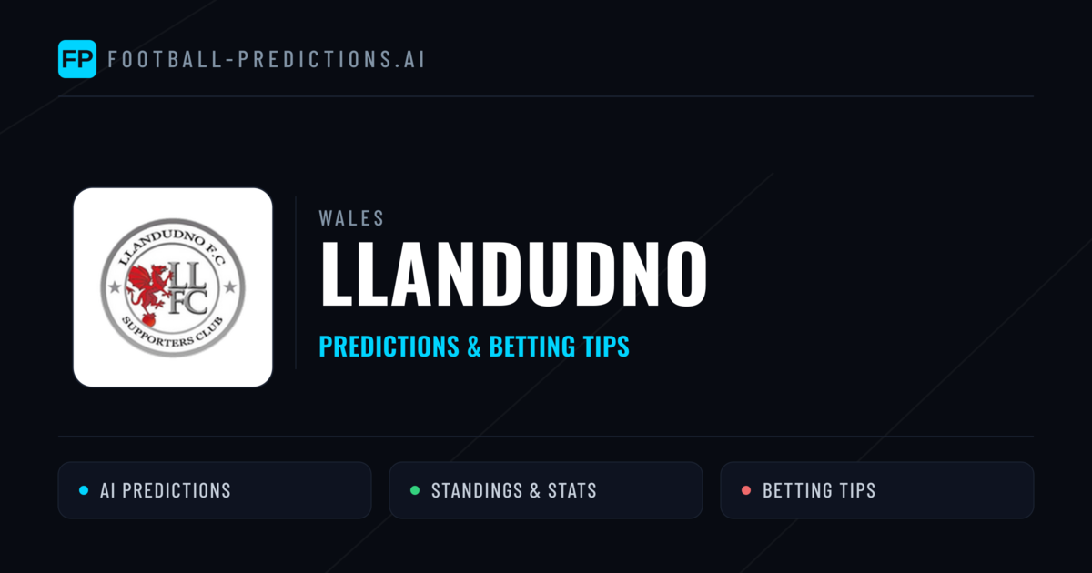 Llandudno Predictions & Stats