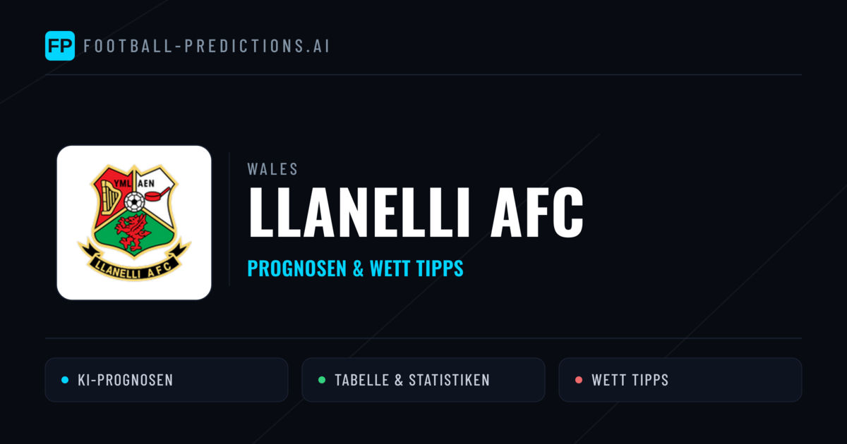 Llanelli AFC Prognosen & Statistiken