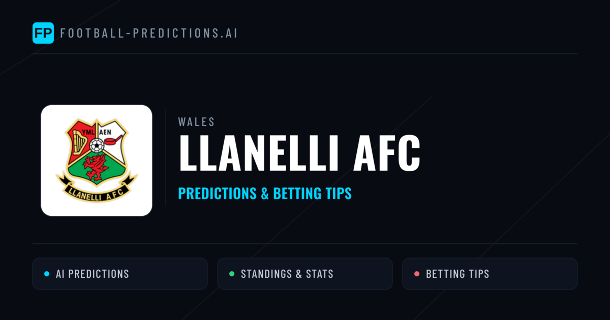 llanelli AFC Predictions & Stats