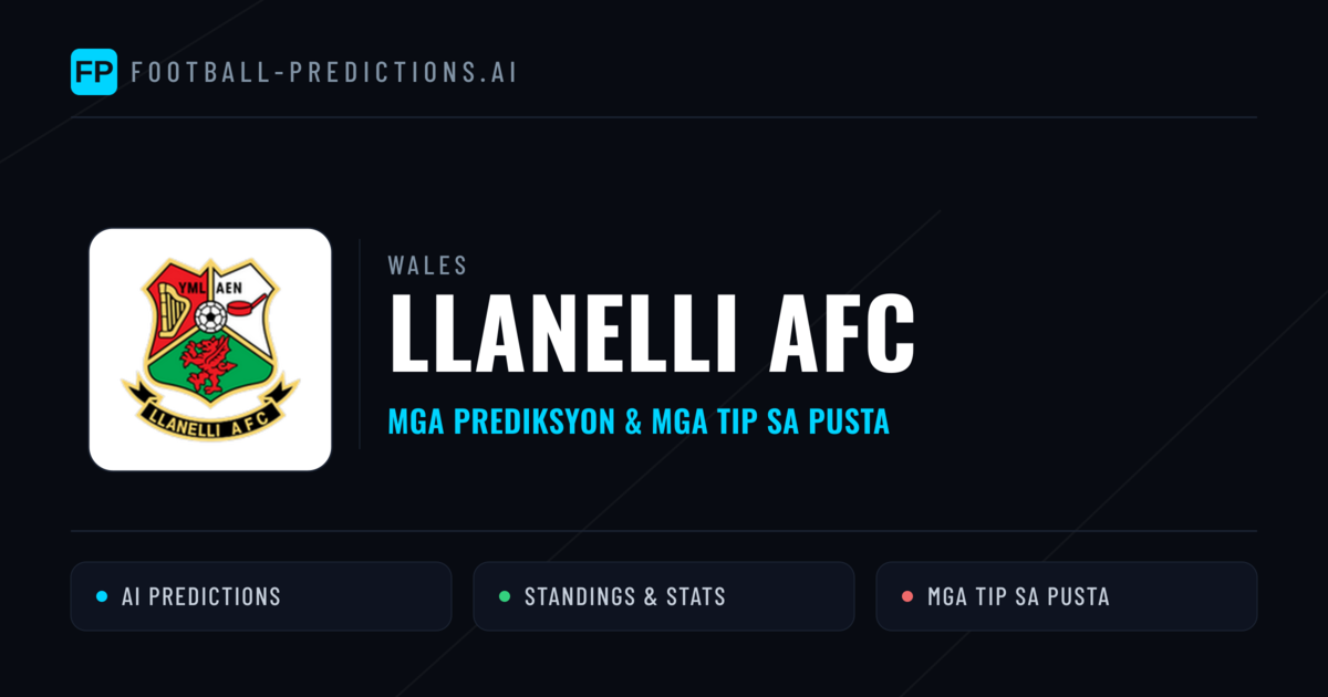 Llanelli AFC Predictions & Stats
