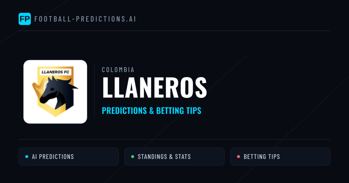 Llaneros Predictions & Stats