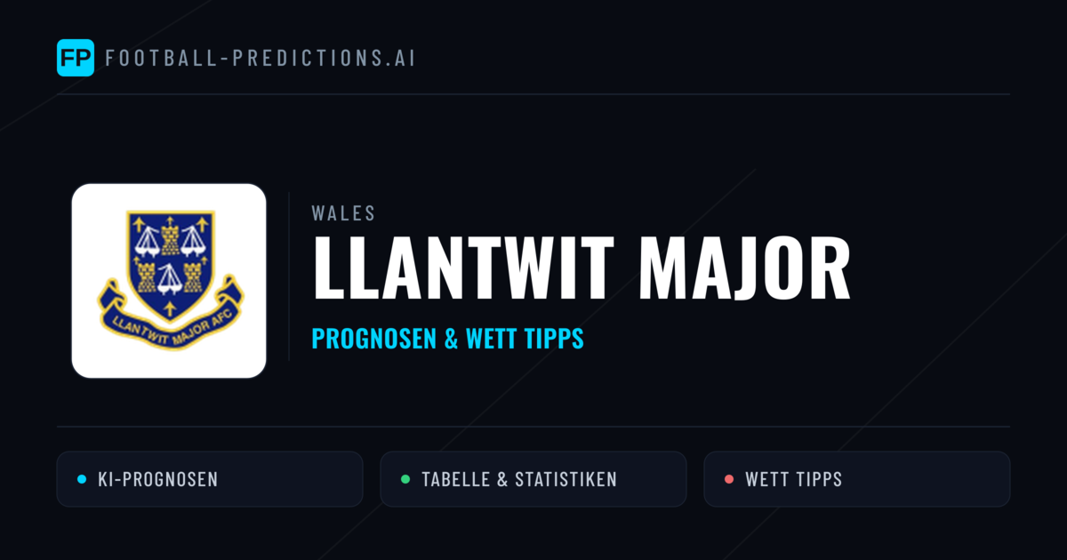 Llantwit Major Prognosen & Statistiken