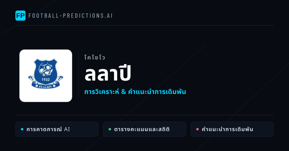ลลาปี การวิเคราะห์และสถิติ