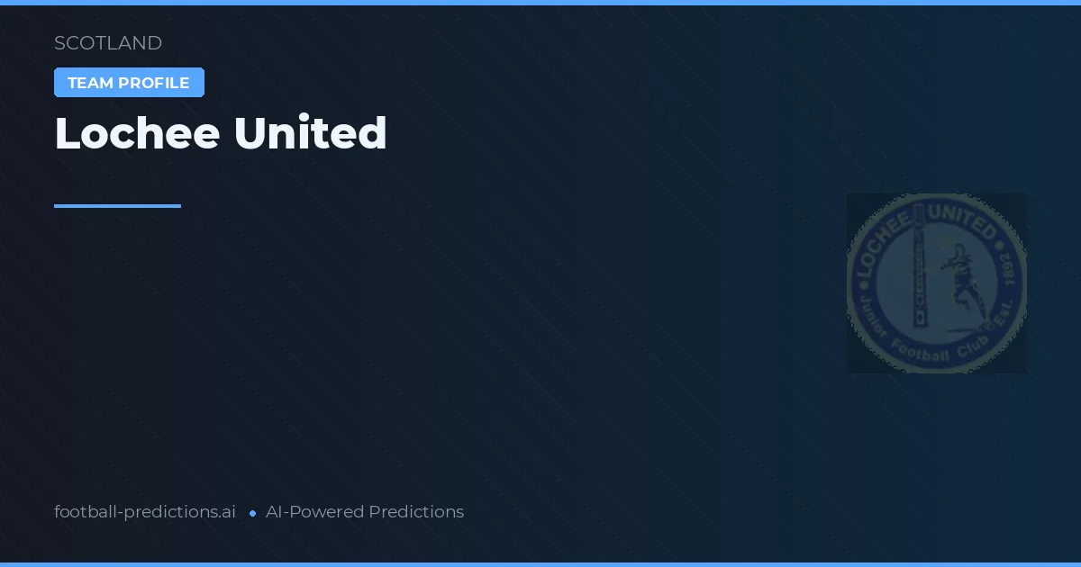 Lochee United Predictions & Stats