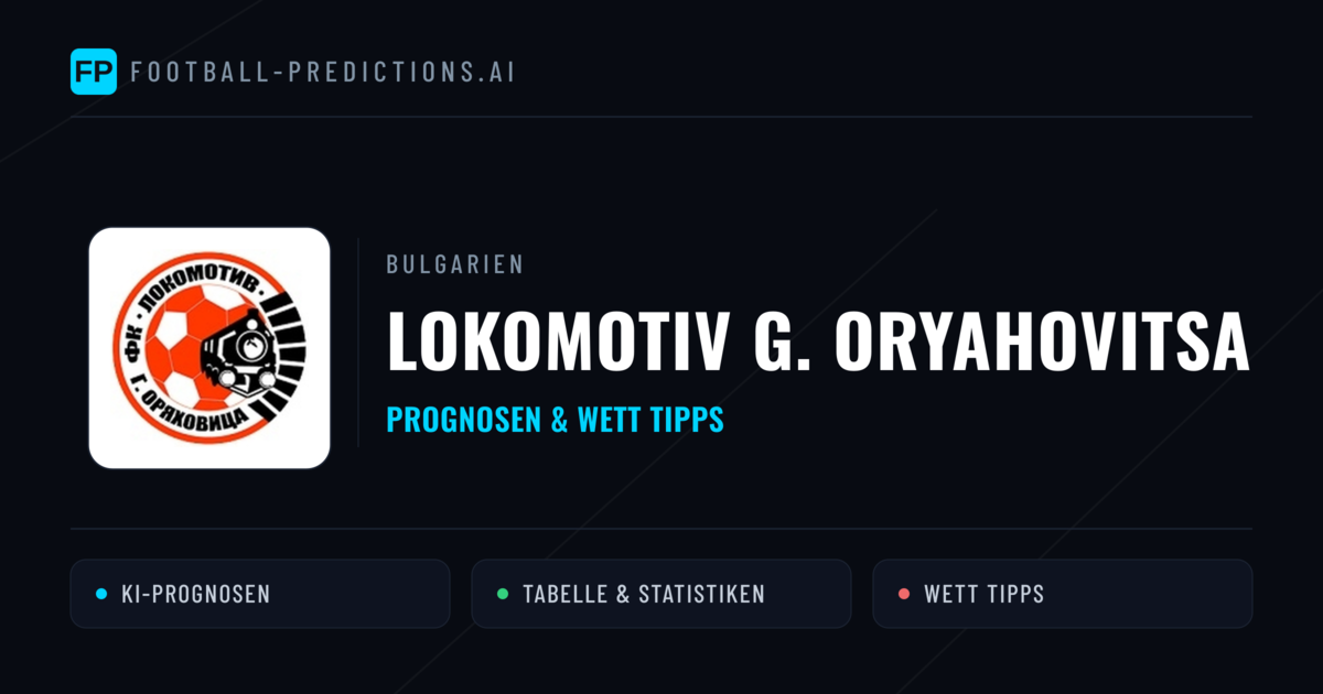 Lokomotiv G. Oryahovitsa Prognosen & Statistiken