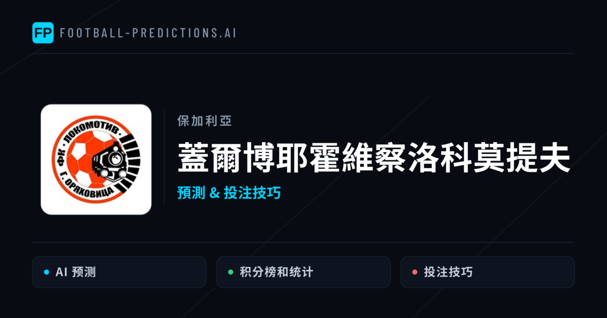 蓋爾博耶霍維察洛科莫提夫 運彩分析|足球預測與數據