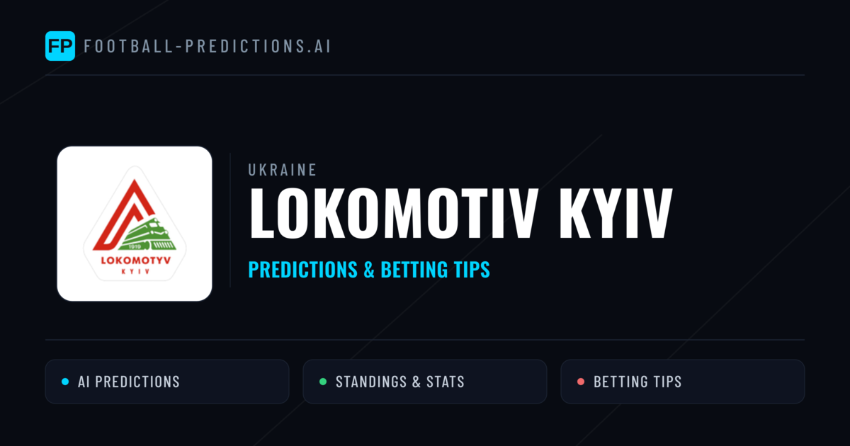 Lokomotiv Kyiv Predictions & Stats