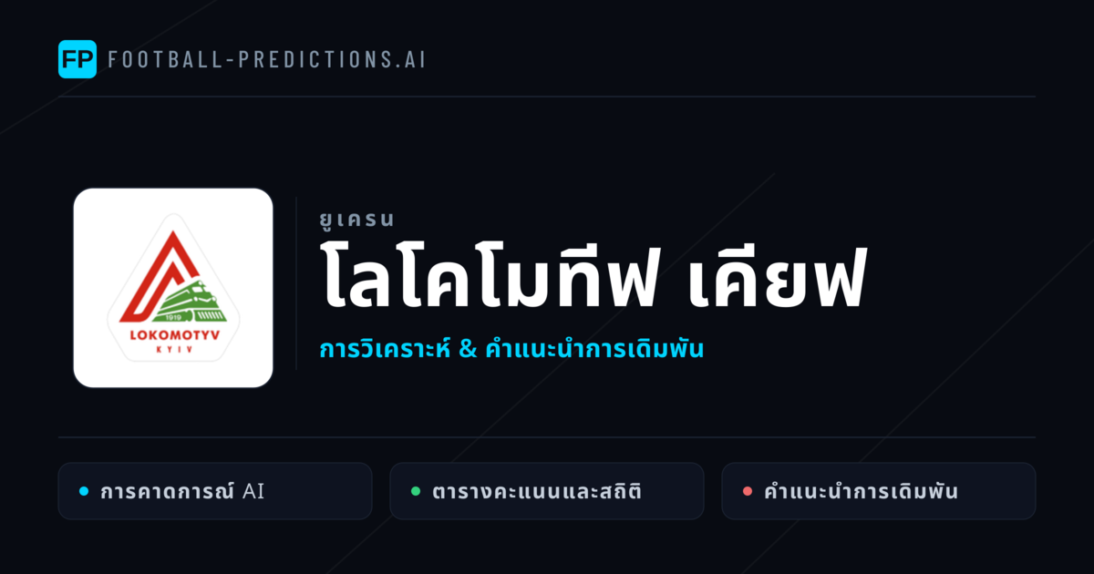 โลโคโมทีฟ เคียฟ การวิเคราะห์และสถิติ