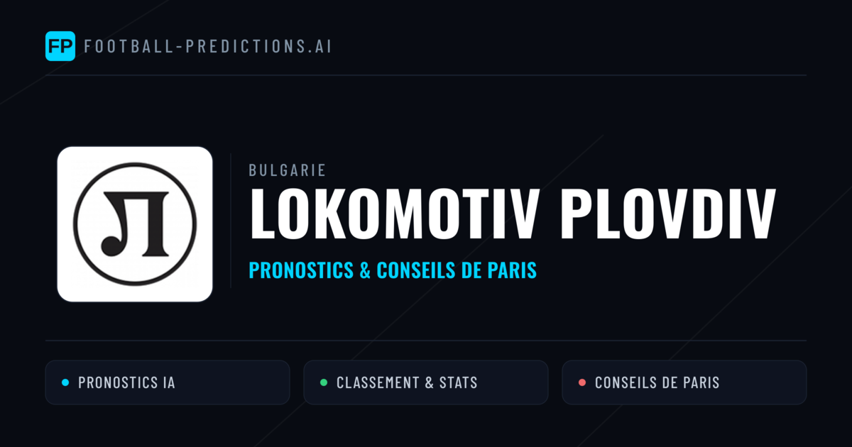 Lokomotiv Plovdiv Pronostics & Statistiques