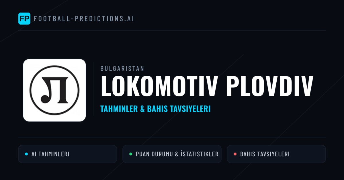 Lokomotiv Plovdiv Tahminleri & İstatistikler
