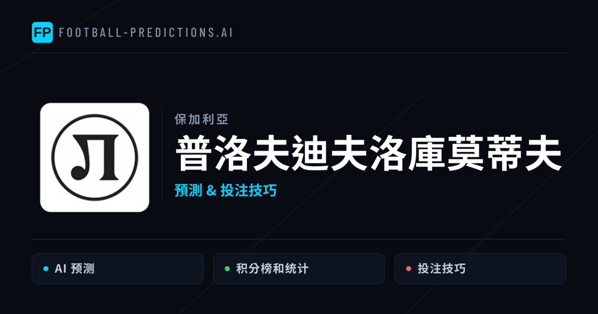 普洛夫迪夫洛庫莫蒂夫 運彩分析|足球預測與數據