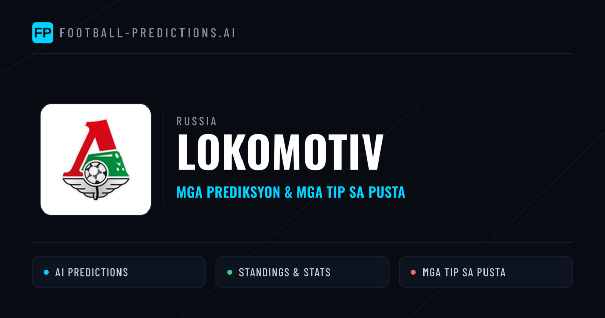 Lokomotiv Predictions & Stats