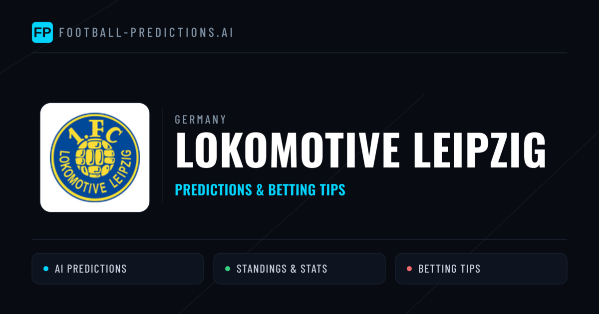 Lokomotive Leipzig Predictions & Stats