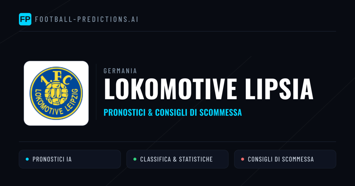 Pronostici e Statistiche Lokomotive Lipsia