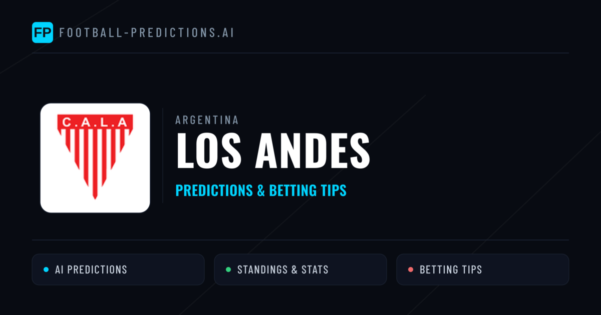 Los Andes Predictions & Stats
