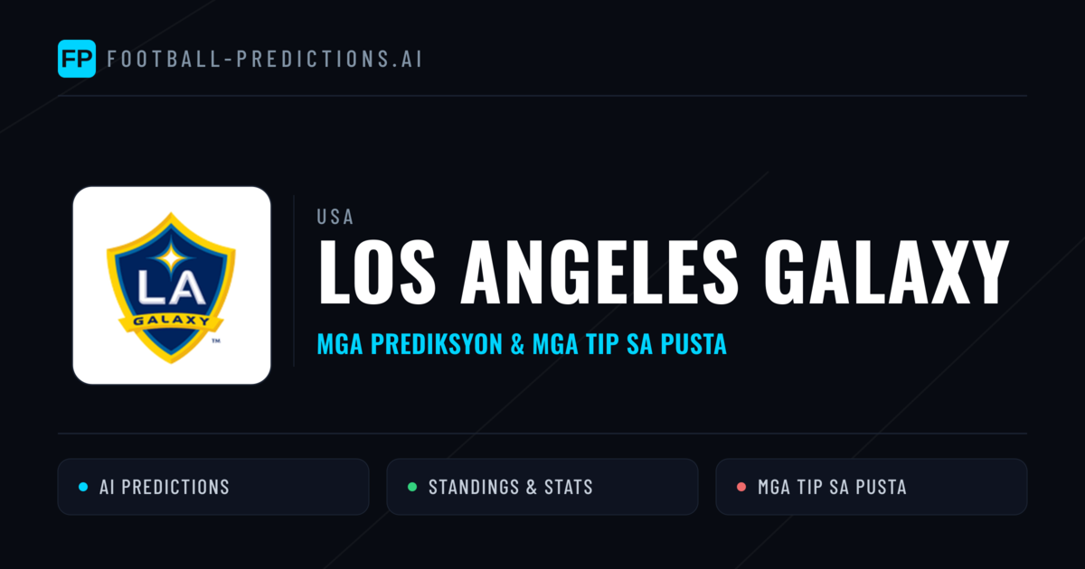 Los Angeles Galaxy Predictions & Stats