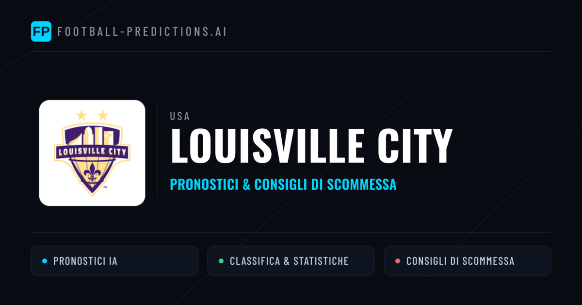 Pronostici e Statistiche Louisville City