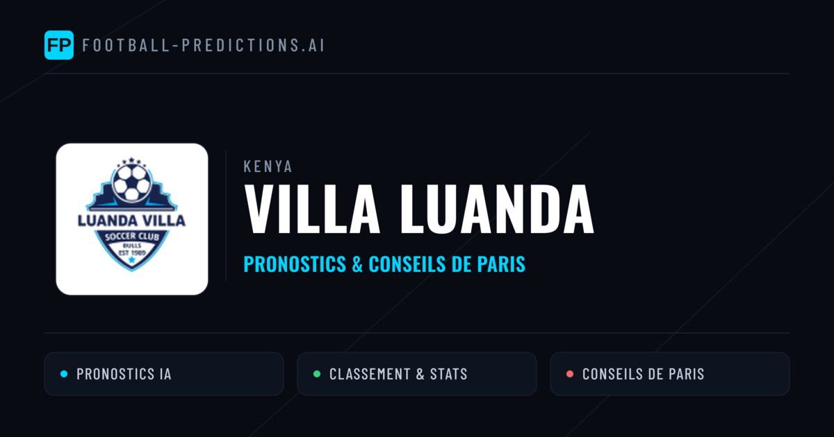 Villa Luanda Pronostics & Statistiques
