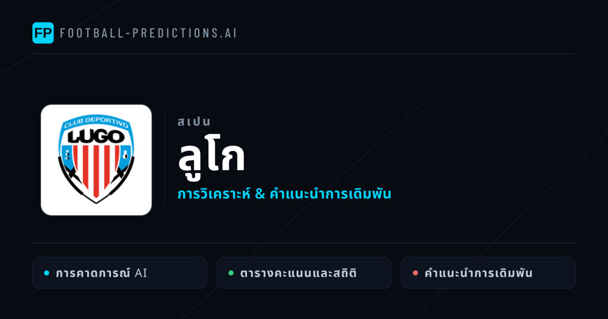 ลูโก การวิเคราะห์และสถิติ