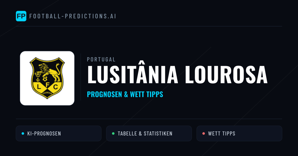 Lusitânia Lourosa Prognosen & Statistiken