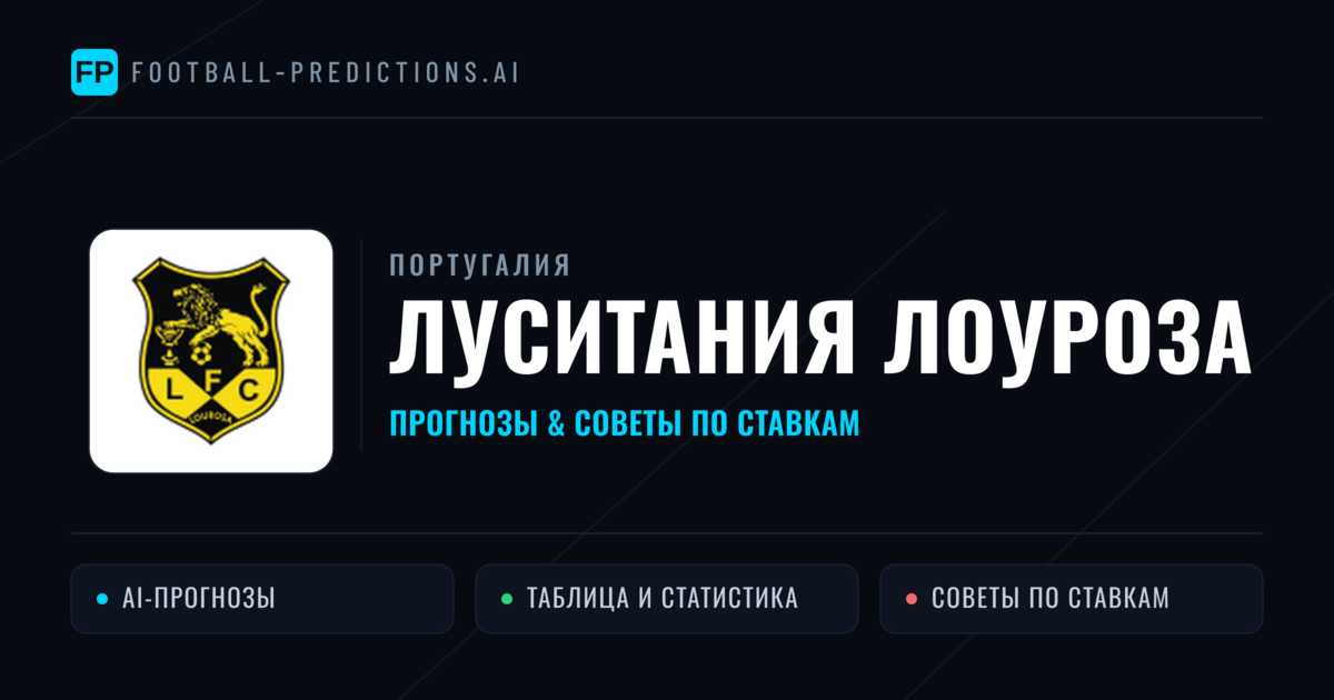 Луситания Лоуроза прогнозы и статистика