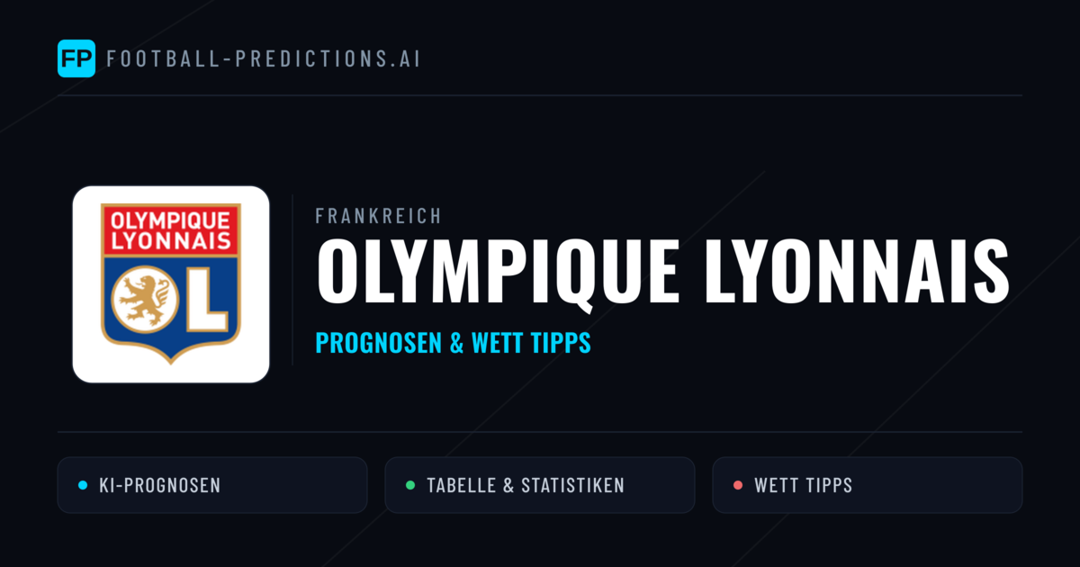 Olympique Lyonnais Prognosen & Statistiken