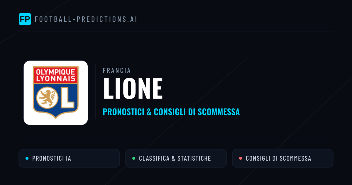 Pronostici e Statistiche Lione