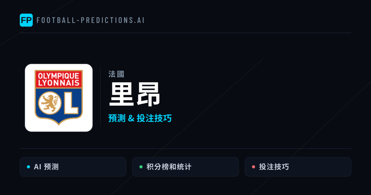 里昂 運彩分析|足球預測與數據