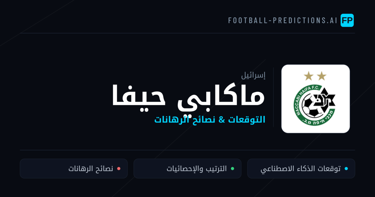ماكابي حيفا توقعات واحصائيات