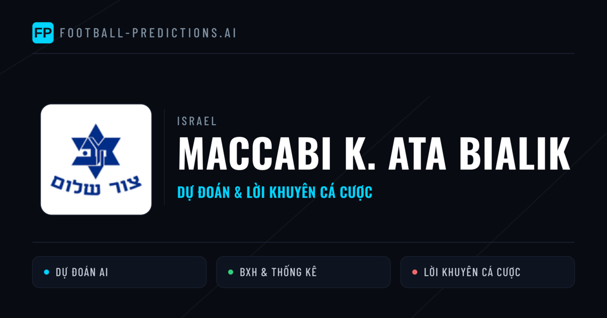 Maccabi K. Ata Bialik Dự đoán & Thống kê
