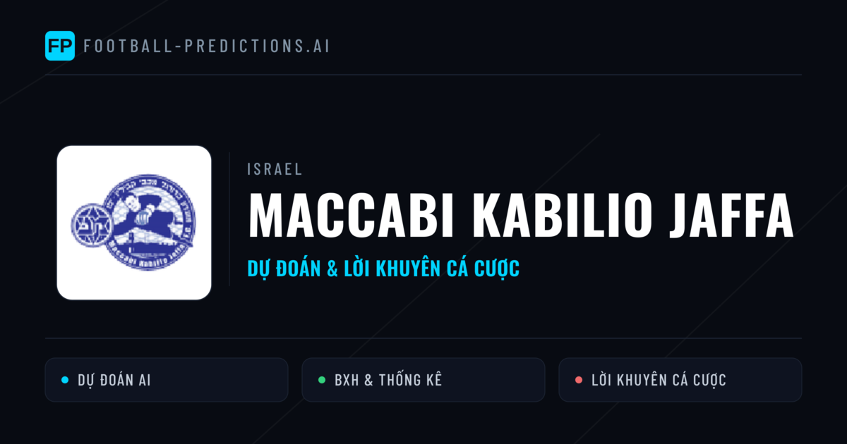 Maccabi Kabilio Jaffa Dự đoán & Thống kê