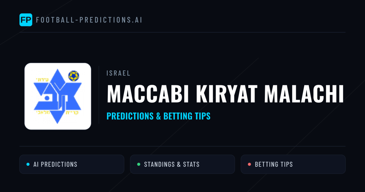 Maccabi Kiryat Malachi Predictions & Stats