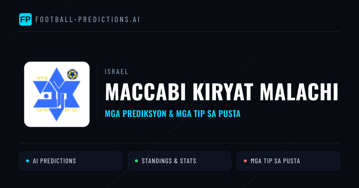 Maccabi Kiryat Malachi Predictions & Stats