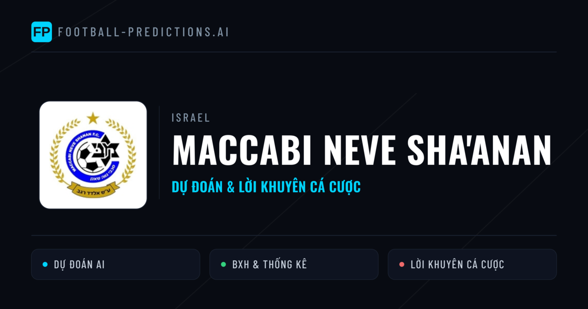 Maccabi Neve Sha'anan Dự đoán & Thống kê