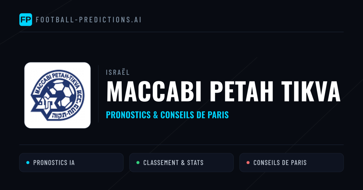 Maccabi Petah Tikva Pronostics & Statistiques