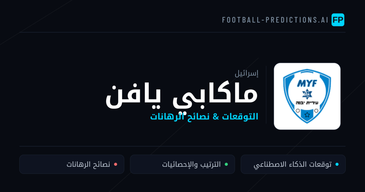 ماكابي يافن توقعات واحصائيات
