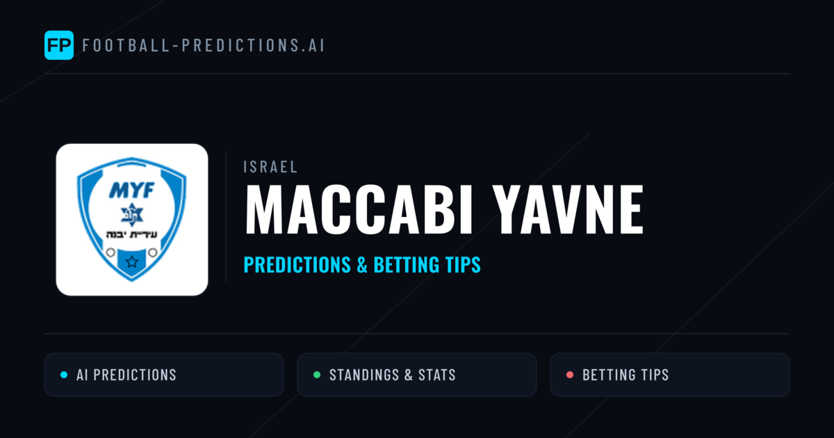 Maccabi Yavne Predictions & Stats