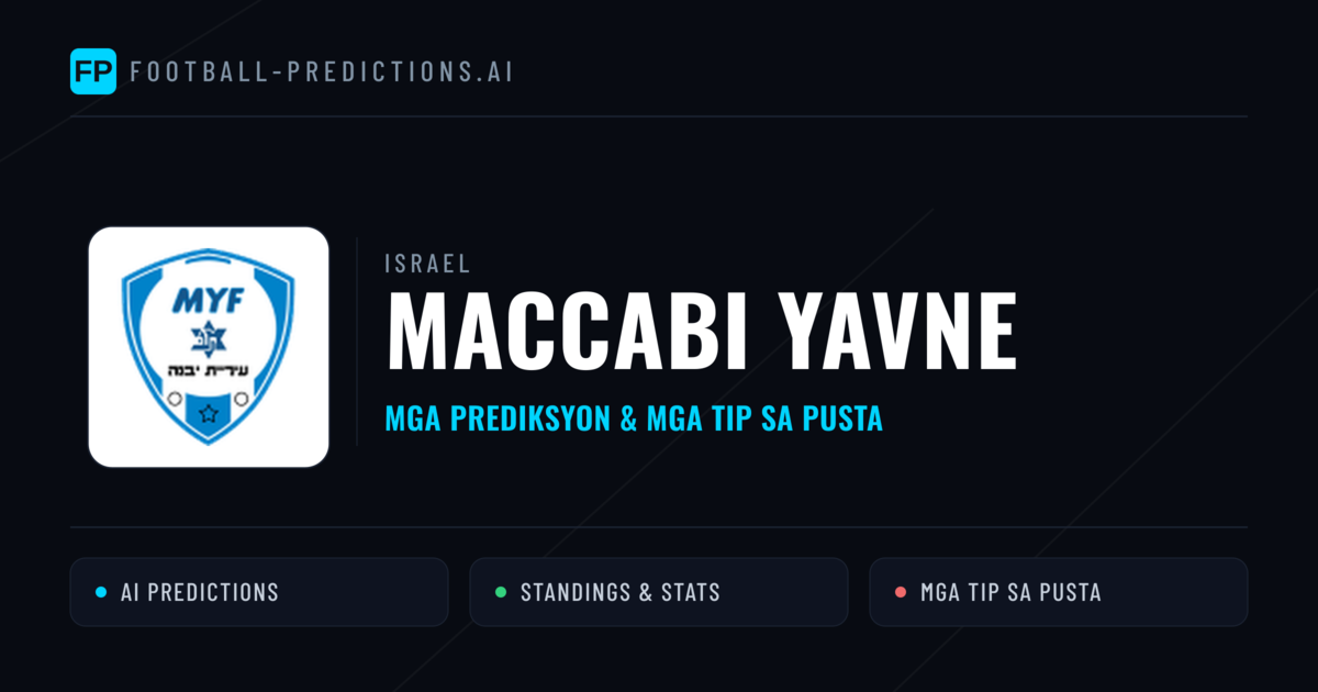 Maccabi Yavne Predictions & Stats