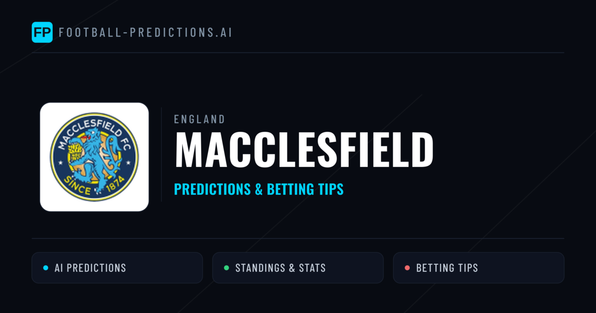 Macclesfield Predictions & Stats