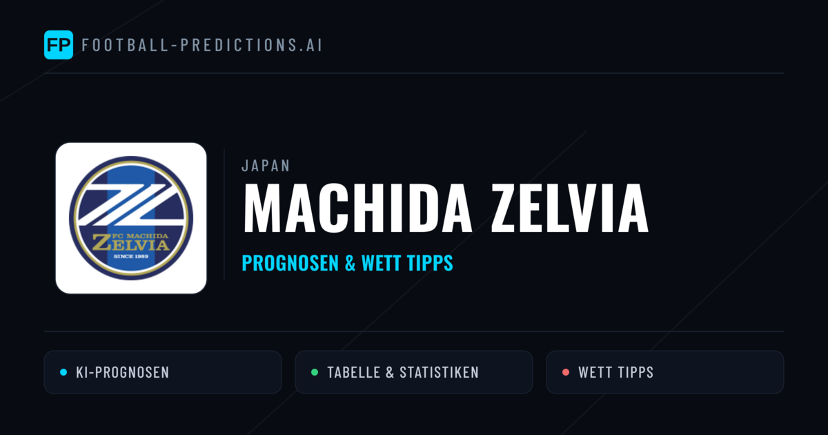 Machida Zelvia Prognosen & Statistiken