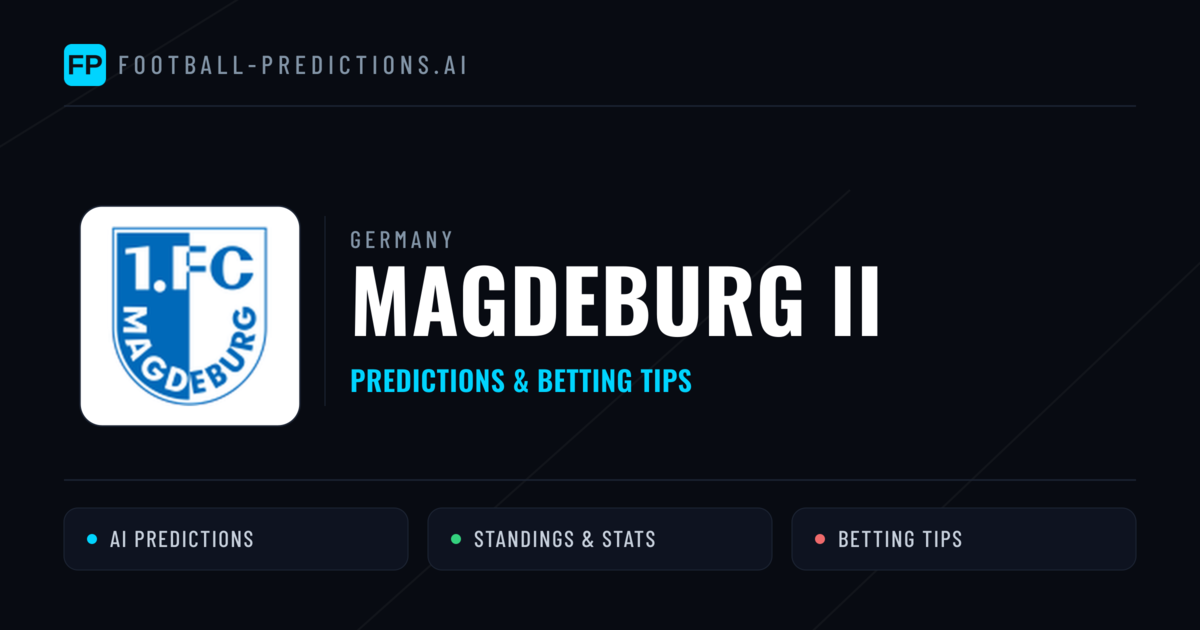 Magdeburg II Predictions & Stats