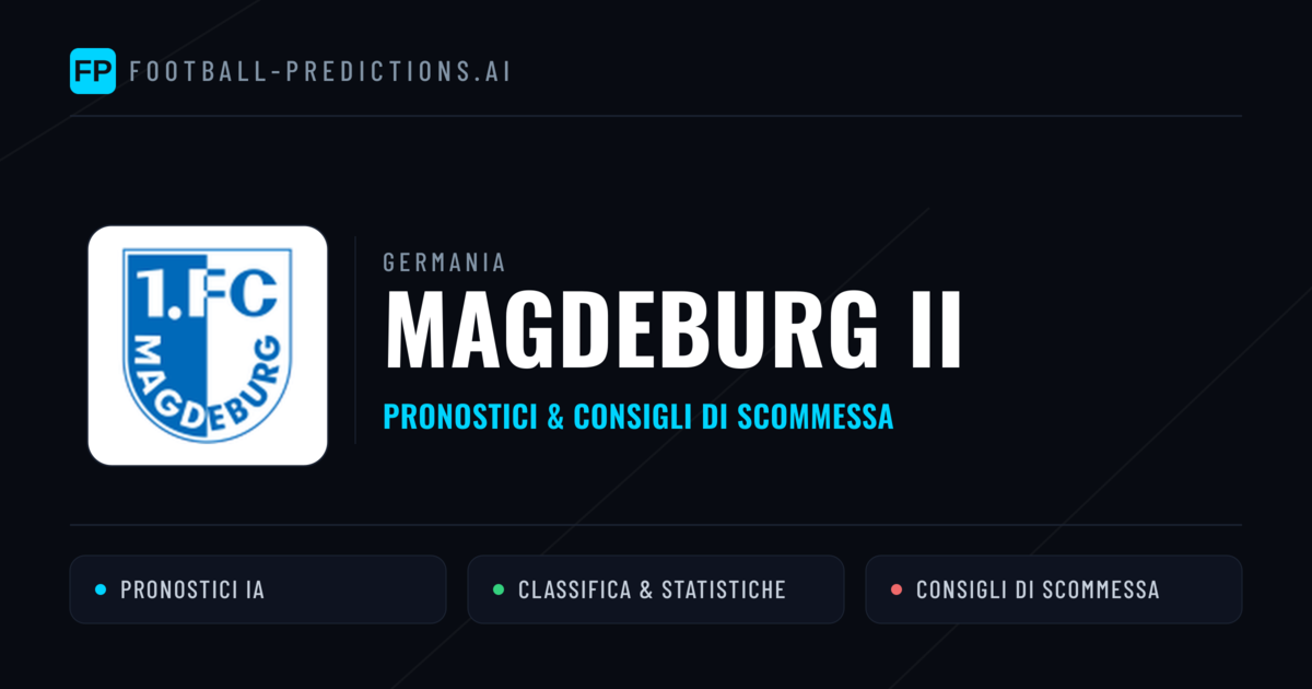 Pronostici e Statistiche Magdeburg II
