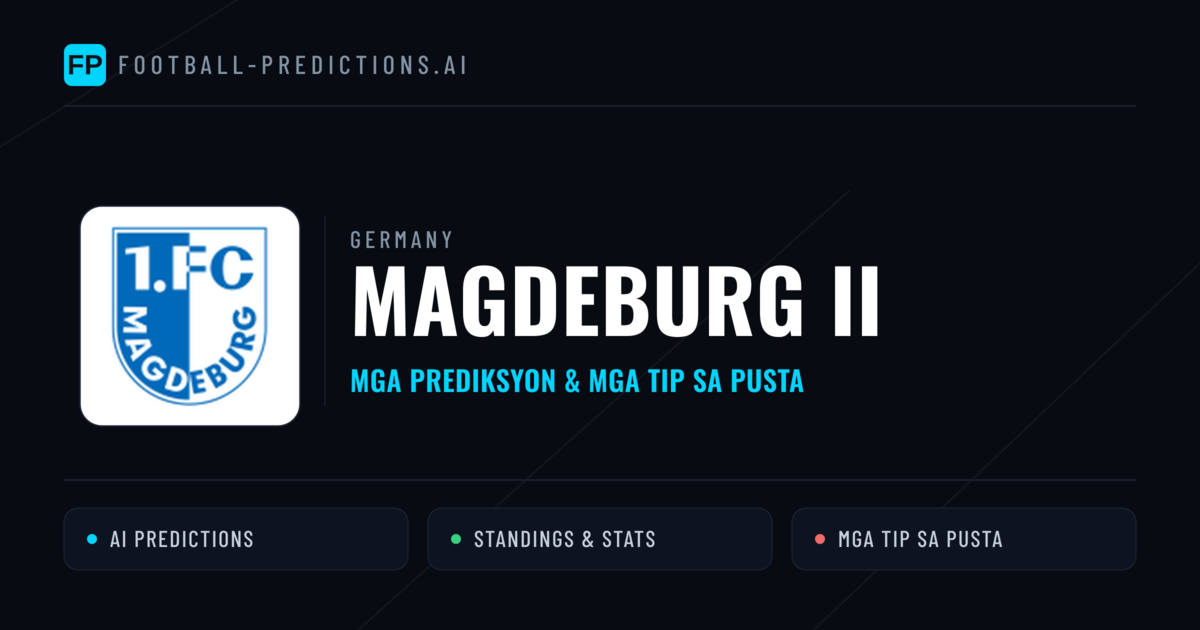 Magdeburg II Predictions & Stats