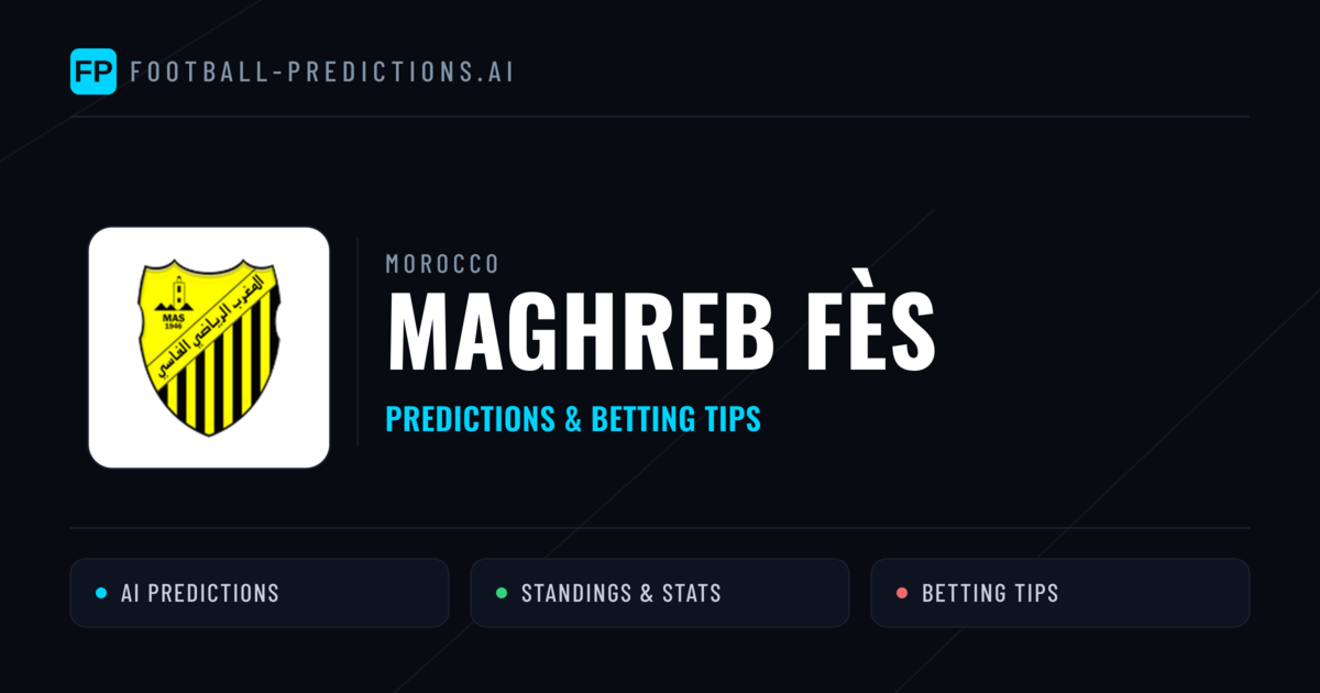 Maghreb Fès Predictions & Stats