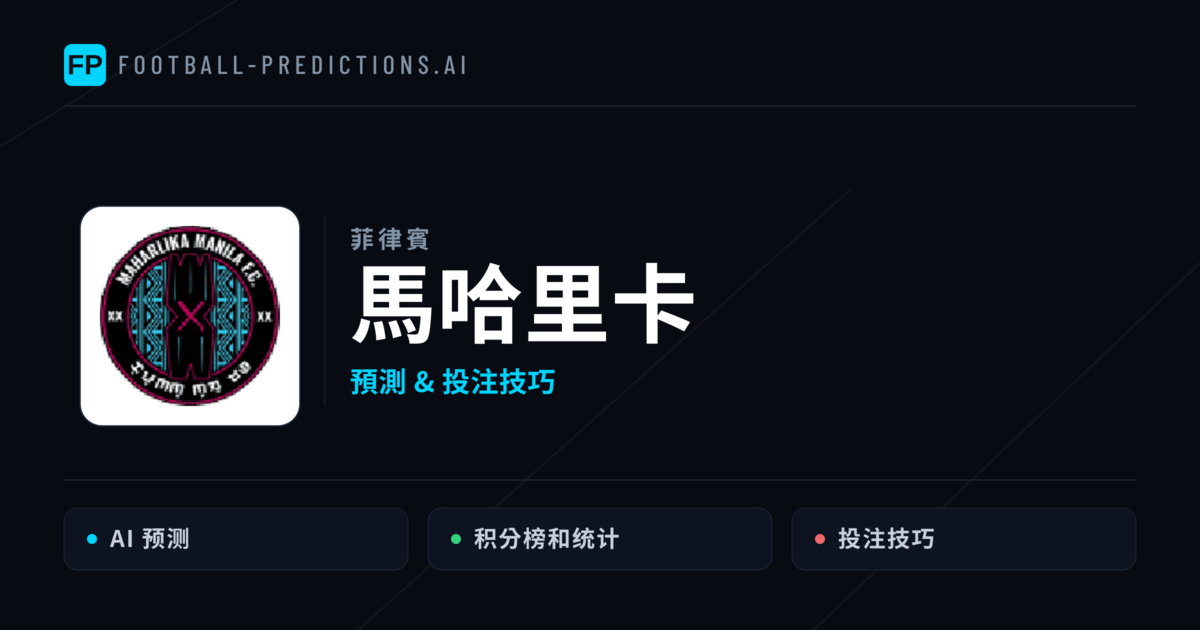 馬哈里卡 運彩分析|足球預測與數據