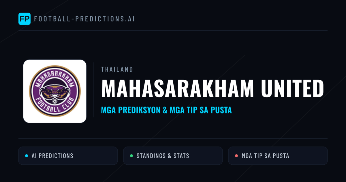 Mahasarakham United Predictions & Stats