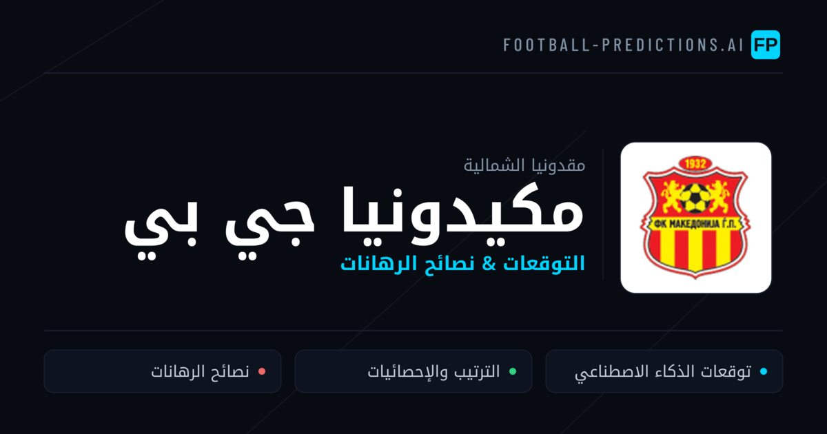 مكيدونيا جي بي توقعات واحصائيات